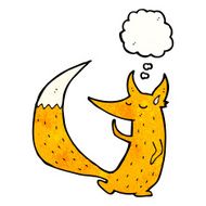 cartoon clever fox N2