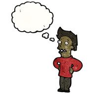 cartoon annoyed man N91