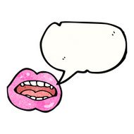 talking lips cartoon N3