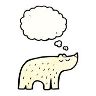 cute cartoon polar bear N93