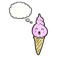 ice cream cone cartoon character N15