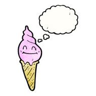 ice cream cone cartoon character N16