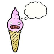 ice cream cone cartoon character N17