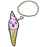 ice cream cone cartoon character N18
