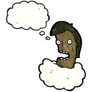 head in clouds cartoon N5