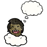 head in clouds cartoon N7