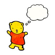 cute little teddy bear cartoon N7