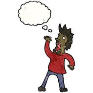cartoon terrified man N301