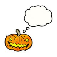 cartoon halloween pumpkin N54