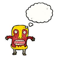 cartoon tribal mask character N2
