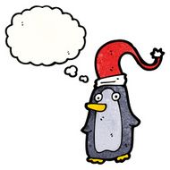 Cartoon Christmas Penguin N34