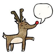 Cartoon Reindeer N70