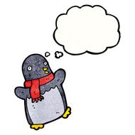 funny cartoon penguin N48