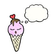 ice cream cone cartoon character N19