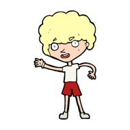 cartoon sporty person N11