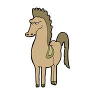 Cartoon Horse N81