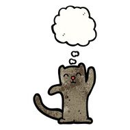 little black cat waving N2