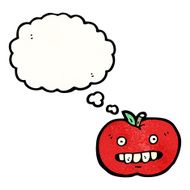 ugly apple cartoon N4