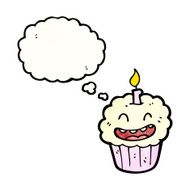 cartoon cupcake N166