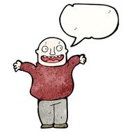 excited cartoon man N2