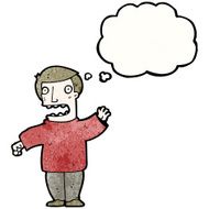 Cartoon Man Waving N42