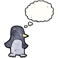 Cartoon penguin N86