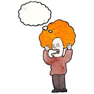 cartoon man with huge ginger hair freaking out N2
