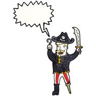 cartoon shouting pirate captain N2