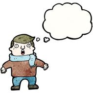 cartoon man wearing scarf N4