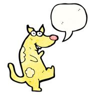 cartoon dancing dog N11