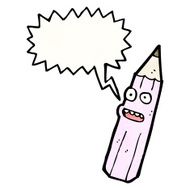 talking pencil cartoon N2