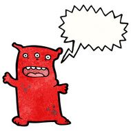 shouting alien cartoon N4