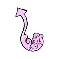 cartoon pointing arrow N10