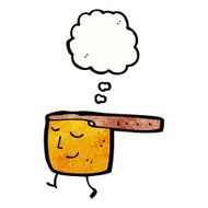 cartoon walking saucepan N2