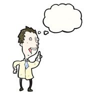cartoon man with thought bubble N62