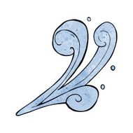 Cartoon Water Splash N22