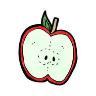 Cartoon Apple N154