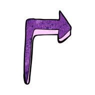 pointing arrow cartoon symbol N6