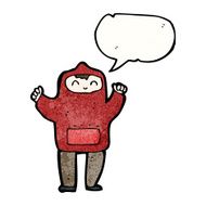 cartoon man with speech bubble N48
