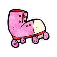cartoon roller boot N10