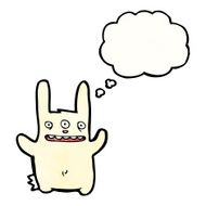 cartoon rabbit with three eyes N2
