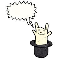 rabbit in hat trick cartoon N7