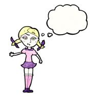 cartoon blond vampire girl N3