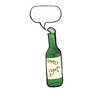lovely bottle of beer cartoon N2