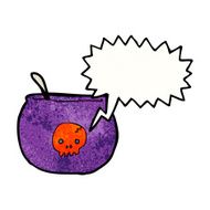cartoon spooky cauldron N6