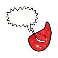 Cartoon Blood Drop N22