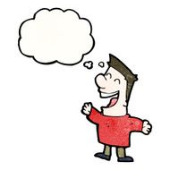 cartoon laughing man N38