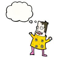 cartoon stressed out woman N25