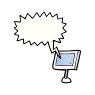 Cartoon Computer Screen N32