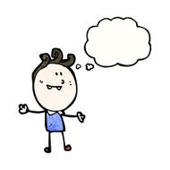 cartoon happy doodle boy N7